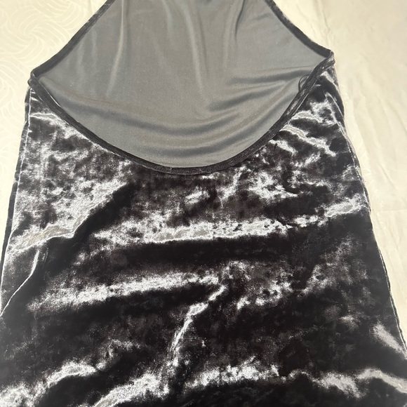 Forever 21 Gray Velvet Bodysuit - Picture 5 of 7